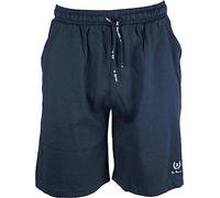 BE BOARD 1 Pezzo Bermuda, Pantalone Corto Sportivo, Uomo 911 Cotone Leggero Disponibile Anche in Taglie Calibrate Blu Taglia 5XL