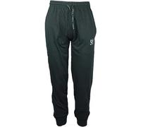 Be! Board Pantalone lungo sportivo 920 Uomo con polsino, logo, morbido cotone jersey Nero 4XL