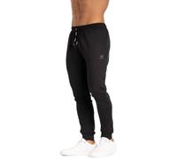 BE BOARD 1 Pezzo Pantalone Uomo, Pantalone Lungo Sportivo con Polsino, in Morbido Cotone Jersey con Logo, Taglie Standard e Calibrate, Casual e Confortevole, Nero, XL