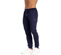 BE BOARD 1 Pezzo Pantalone Uomo, Pantalone Lungo Sportivo con Polsino, in Morbido Cotone Jersey con Logo, Taglie Standard e Calibrate, Casual e Confortevole, Blu, 6XL