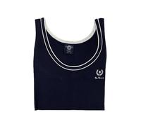 BE BOARD Canotta Smanicato Uomo Girocollo con Profili Taglie Forti Art 916C Blu (6XL)