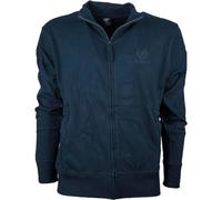 BE BOARD Felpa Leggera Uomo Taglie Forti Zip Lunga Articolo 9114CONF (Blu, 7XL)
