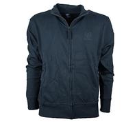 BE Board Felpa Uomo Cotone Felpato Zip Aperta Taglie Forti Art 9030 4XL Blu