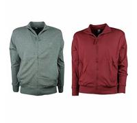 BE BOARD Felpa Zip Intera 9030 da M a 3XL in Cotone Caldo Morbido Set 1 o 2 Pezzi Modello Polsini Maniche e Vita Uomo GRIROS2PZ L