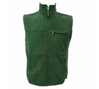 BE BOARD Gilet 9832 Smanicato in Pile da 4XL a 6XL Set 1 o 2 Pezzi Morbido Caldo con Taschino e Zip Uomo Taglie Forti Verde 5XL