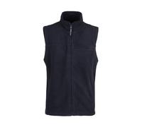 Be Board Gilet uomo in pile con zip - blu scuro