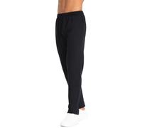 BE BOARD Pantalone Tuta Lungo Uomo Sportivo Felpato Invernale Tessuto Felpa Garzata. Disponibile Anche in Taglie Calibrate Nero Taglia XL