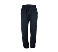 BE BOARD Pantalone Uomo Tuta Invernale 9036 Felpato Colore Blu Gamba Dritta (L)