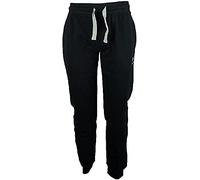 BE BOARD Pantalone Uomo Tuta Invernale 9038 Felpato Colore Nero con Polsino (XL)