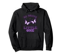 Be Brave Little One Butterfly Ispiration Felpa con Cappuccio