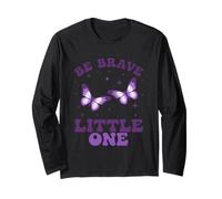 Be Brave Little One Butterfly Ispiration Maglia a Manica