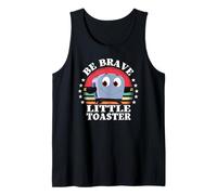 Be Brave Little Toaster Positive Classic anni '80 e '90 retrò Canotta