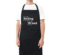 Be Buz Grembiule da cucina con scritta in inglese "Baking Bread The Essential Bread Bakers", grembiule divertente per papà, regalo per lui, grembiule da chef da uomo, grembiule da cucina, regalo per
