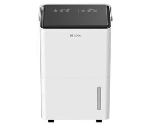 BE COOL Deumidificatore 30 l BC30LEF2301 - deumidificazione circa 30 l/24 h, serbatoio acqua 4 l, timer, bianco