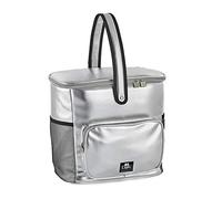 Be Cool - Grande borsa termica City color argento, M, 33 x 18 x 30 cm, circa 17,5 litri di capacità, con manici larghi, per picnic, scuola, gite, viaggi