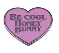 Be Cool Honey Bunny Pumpkin Diner Scene Hostage Gunpoint Jules Pulp Fiction anni '90 Film classico Tarantino 3,2 cm smalto spilla distintivo, 1.25 Inches, Smalto, Smaltato
