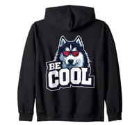 Be Cool - Husky con Occhiali da Sole Felpa con Cappuccio