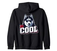 Be Cool - Husky con Occhiali da Sole Felpa con Cappuccio