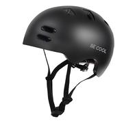 Be Cool Schutzhelm Kinder, Casco da Bicicletta per Bambini Gioventù Unisex, Nero, M