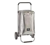 Be Cool T-147 Trolley Refrigerante per la spesa, 30x25x48 cm, 36 Litri, Colore Argento