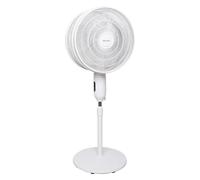 Be Cool Ventilatore a doppia testa, 2 x 45 cm, silenzioso e potente, 12 velocità, timer, telecomando