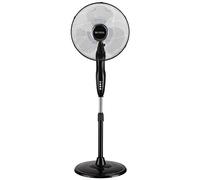 Be Cool Ventilatore a piantana 40 cm con telecomando BC16SFRC - Ø 40 cm, 45 Watt, 3 livelli di velocità, telecomando, nero