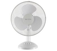 Be Cool Ventilatore da tavolo, 30 cm, BC12TF - Ø 30 cm, 35 Watt, 3 modalità di vento, bianco