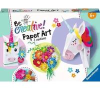 BE CREATIVE paper art UNICORNO kit artistico MIDI ravensburger 3 CREAZIONI età 6