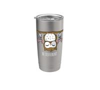 Be different Scritta - Dolce gufo pipistrello Fun Design Bicchiere termico in acciaio inox doppia parete