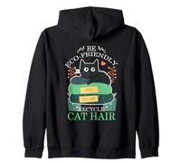 BE ECO FRIENDLY RECYCLE CAT HAIR Felpa con Cappuccio