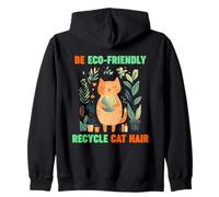 BE ECO FRIENDLY RECYCLE CAT HAIR Felpa con Cappuccio