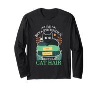 BE ECO FRIENDLY RECYCLE CAT HAIR Maglia a Manica