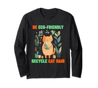 BE ECO FRIENDLY RECYCLE CAT HAIR Maglia a Manica