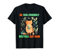 BE ECO FRIENDLY RECYCLE CAT HAIR Maglietta