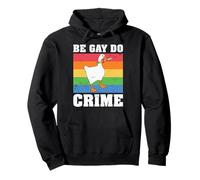 Be Gay Do Crime Felpa con Cappuccio