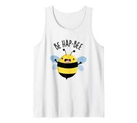 Be Hap-Bee Divertente Gioco di Parole Canotta