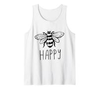 Be Happy Bee Happy Funny Save The Bees Honey Hive Honeycomb Canotta
