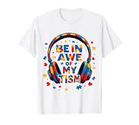 Be in Awe of My Tism Be Kind Autism Puzzle/Autismo Autistico Maglietta