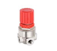 Be In Your Mind 1/4" Regolatore Di Pressione Del Compressore 3 Fori Riduttore Di Pressione AB-9051116 Compatibile Con Stanley Bostitch Compatibile Con Husky, due Fori Grandi E Un Foro Piccolo