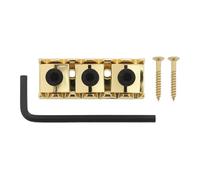Be In Your Mind 1 dado di bloccaggio per ponte tremolo per chitarra da 42 mm, con chiave a vite, compatibile con strumenti tremolo Floyd Rose Style per chitarra elettrica (oro)