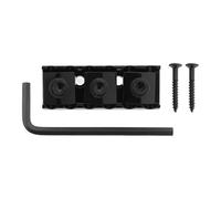 Be In Your Mind 1 dado di bloccaggio per ponte tremolo per chitarra da 42 mm, con chiave a vite, compatibile con strumenti tremolo Floyd Rose Style per chitarra elettrica (nero)