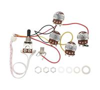 Be In Your Mind 1 set di cablaggio precablato Humbucker per chitarra senza saldatura, 2 V2T, con potenziometri da 500 K e interruttore a levetta a 3 vie, compatibile con serie standard Epi LP