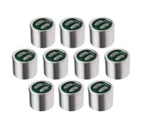 Be In Your Mind 10 Pezzi Microfono Pickup 6x5.2mm Capsula Microfono Adatto Per Registratore A Cassette Microfono Wireless Controllo Vocale Argento