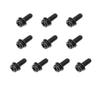 Be In Your Mind 10 Set Viti E Rondelle Per Montaggio A Croce M4 12mm Viti Per Montaggio A Parete Per Monitor Adatte Per Staffa A Parete Per TV Monitor Di Montaggio TV LCD/LED