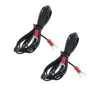 Be In Your Mind 2 cavi di messa a terra per giradischi per fonografi, 2 m, Hi-Fi, con cavo da 18 AWG e connettori a U da 5 mm, per giradischi a cartuccia magnetica