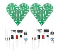 Be In Your Mind 2 Kit Di Esercitazione Di Saldatura Con Luci Lampeggianti A LED A Forma Di Cuore Progetto Di Saldatura Elettronica Kit Saldatura Fai Da Te Per Regali Creativi Rosso