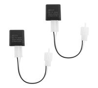 Be In Your Mind 2 Pezzi Regolabile 2 Pin Relè Lampeggiante LED Elettronico Per Motociclette Fix Segnale Di Svolta Hyper Flash Per Bici Scooter Diretto