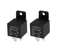 Be In Your Mind 2 Pezzi Relè Automobilistico A 4 Pin 6 V 40 A 51,8 X 28 Mm Relè Automobilistico A 4 Contatti Applicabile A Circuiti Di Veicoli Radiocomandi Sistemi Di Allarme