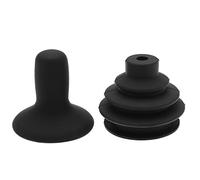 Be In Your Mind 2 Pz Joystick Manopola Joystick Gaiter Gomma Joystick Controller Manopola Copertura antipolvere Set Accessori per sedie a rotelle elettriche Nero