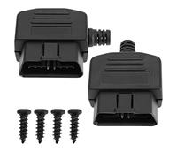Be In Your Mind 2 pz OBD2 16 PIN maschio connettore spina con viti ABS OBD2 16 -ago connettore strumento diagnostico adattatore accessori auto